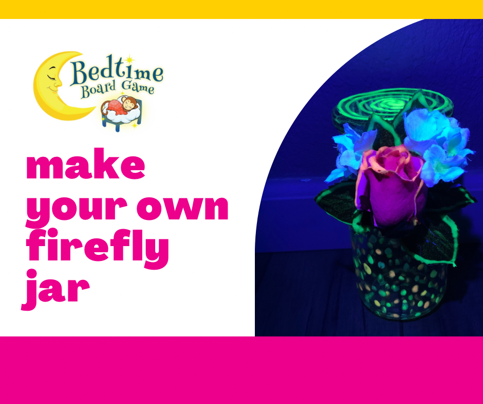 How to make a glowing firefly jar night light